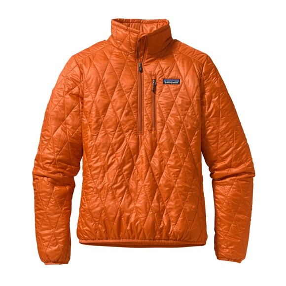 Patagonia Jackets & Blazers - PATAGONIA Nano Puff Pullover Jacket Diamond Quilted Orange